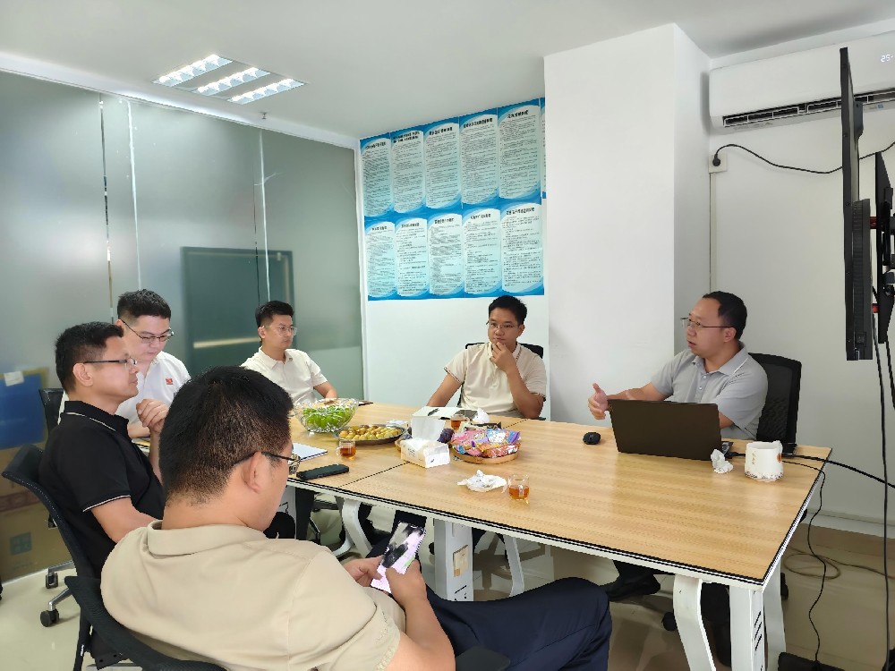 博拉炭黑沈总一行莅临广州科恩材料有限公司考察指导